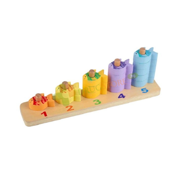 НИЗАНКА БРОЕНЕ НА РИБИ / ORANGE TREE TOYS COUNTING FISH