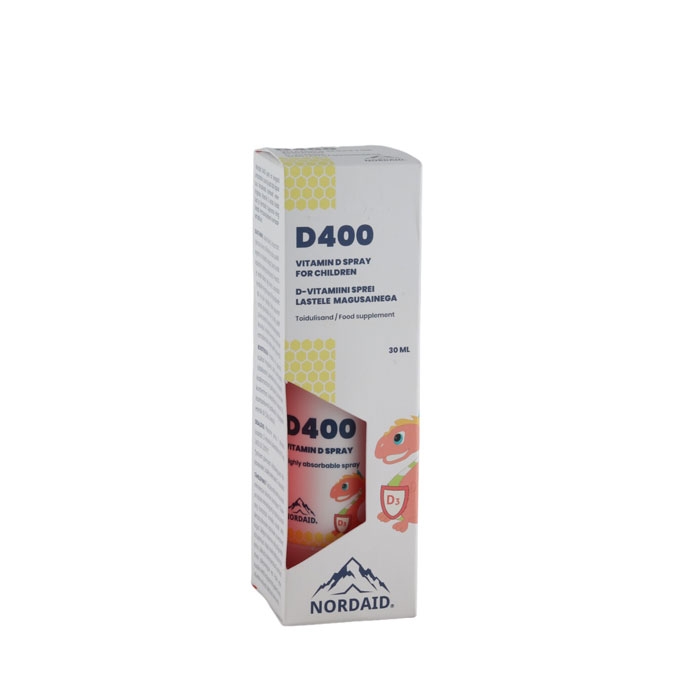 НОРДЕЙД ВИТАМИН D3 ДЕЦА орален спрей 400 IU 30 мл / NORDAID VITAMIN D3 KIDS