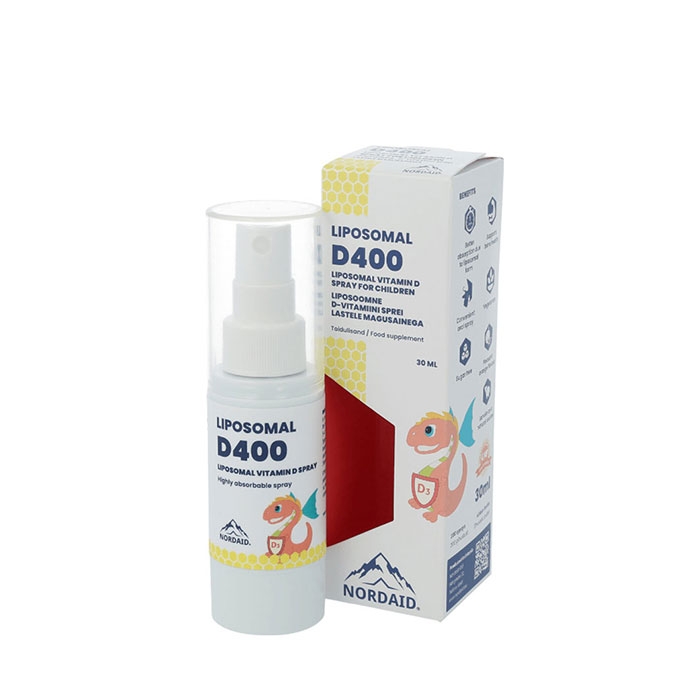 НОРДЕЙД ЛИПОЗОМЕН ВИТАМИН D3 ЗА ДЕЦА спрей за уста 30 мл / NORDAID LIPOSOMAL VITAMIN D3 FOR CHILDREN