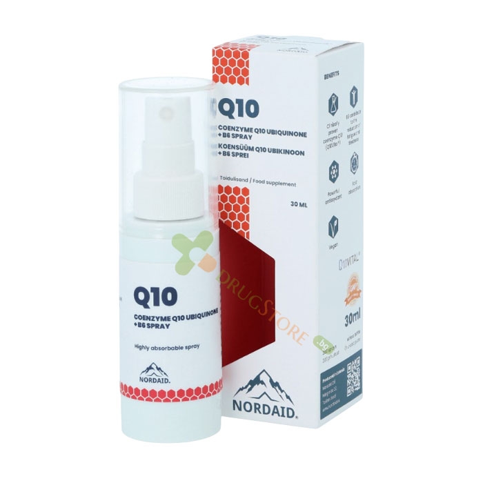 НОРДЕЙД CoQ10 (УБИКВИНОН) + ВИТАМИН B6 спрей за уста 30 мл / NORDAID COQ10 (UBIQIONONE) + VITAMIN B6 oral spray