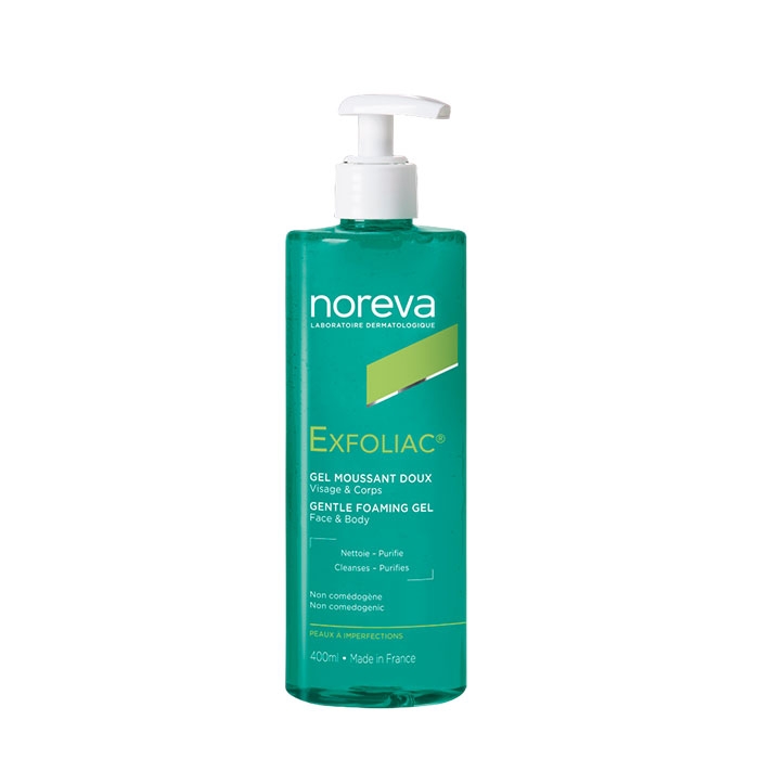ПОЧИСТВАЩ ГЕЛ ЗА МАЗНА КОЖА 400 мл / NOREVA EXFOLIAC GENTLE FOAMING GEL