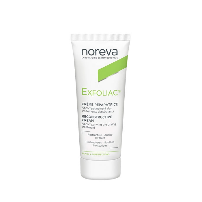 КРЕМ РЕКОНСТРУКТИВЕН 40 мл / NOREVA EXFOLIAC RECONSTRUCTIVE CREAM