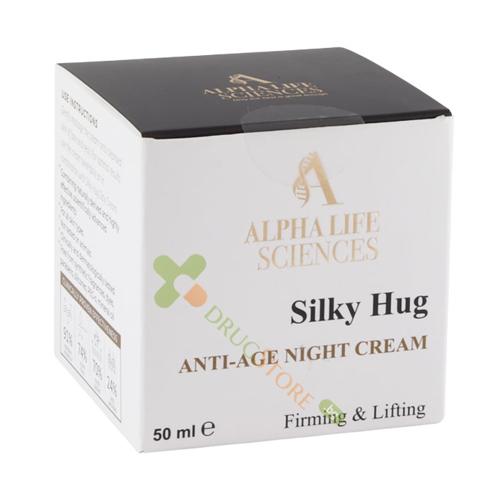 НОЩЕН АНТИ ЕЙДЖ КРЕМ 50 мл / ALPHA LIFE SCIENCES SILKY HUG ANTI-AGE NIGHT CREAM