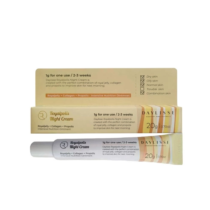 НОЩЕН КРЕМ ЗА ЛИЦЕ С ПРОПОЛИС 20 г / DAYLISSE ROYALPOLIS NIGHT CREAM