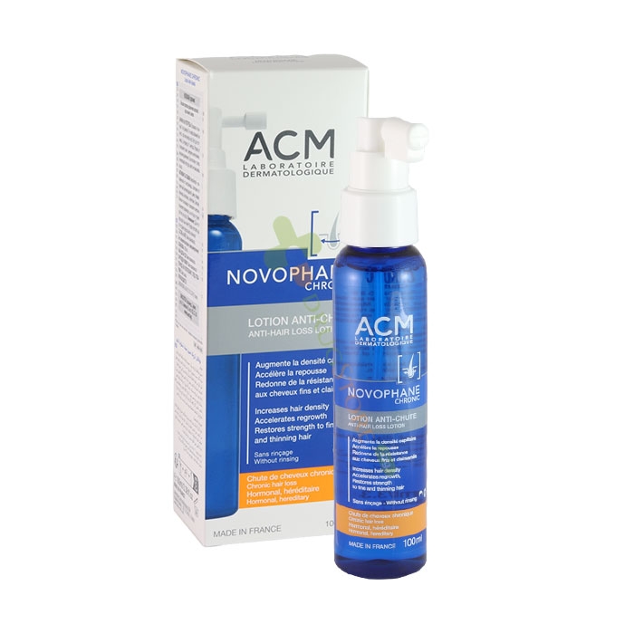 НОВОФАН ХРОНИК ЛОСИОН 100 мл / ACM LABORATOIRE DERM NOVOPHANE CHRONIC ANTI-HAIR LOSS LOTION