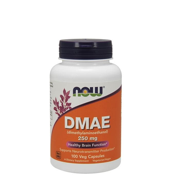 НАУ ФУДС ДИМЕТИЛАМИНОЕТАНОЛ (ДМАЕ) капсули 250 мг. 100 броя / NOW FOODS DMAE