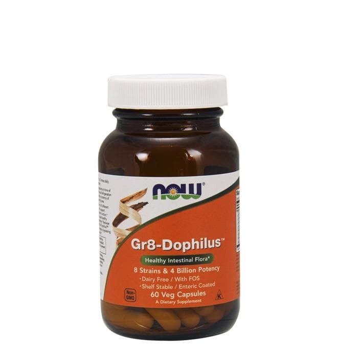 НАУ ФУДС GR 8 ДОФИЛУС капсули 60 броя / NOW FOODS GR 8 DOPHILUS
