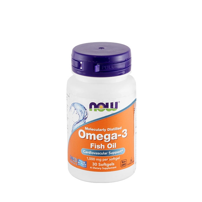 НАУ ФУДС ОМЕГА 3 дражета 1000 мг 30 броя / NOW FOODS OMEGA 3