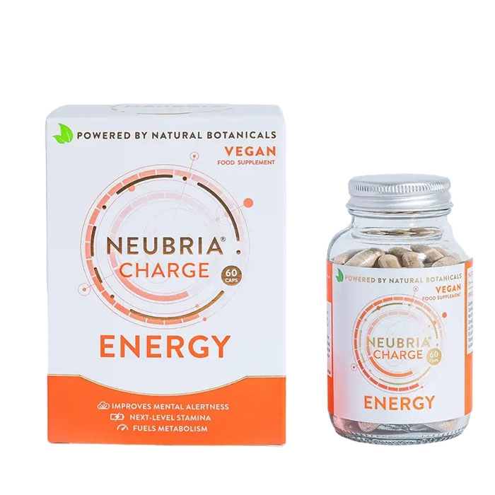 НУБРИЯ ЧАРДЖ КОМПЛЕКС ЗА ЕНЕРГИЯ капсули 60 броя / NEUBRIA CHARGE ENERGY