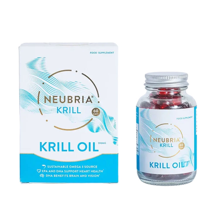 НУБРИЯ ОМЕГА 3 МАСЛО ОТ КРИЛ капсули 60 броя / NEUBRIA KRILL OIL
