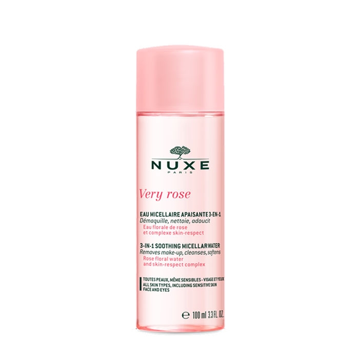 НУКС VERY ROSE 3 В 1 УСПОКОЯВАЩА МИЦЕЛАРНА ВОДА 100 мл / NUXE VERY ROSE 3 IN 1 SOOTHING MICELLAR WATER