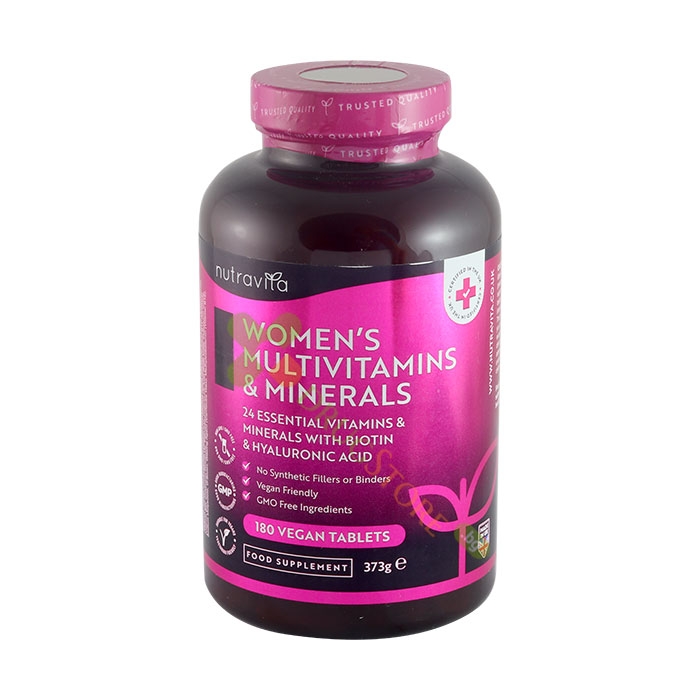 НУТРАВИТА МУЛТИВИТАМИНИ ЗА ЖЕНИ таблетки 180 броя / NUTRAVITA WOMEN&#039;S MULTIVITAMINS &amp; MINERALS