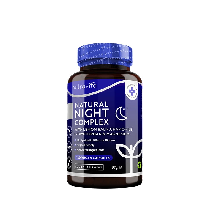 НУТРАВИТА НАТУРАЛЕН КОМПЛЕКС ЗА СЪН капсули 120 броя / NUTRAVITA NATURAL NIGHT COMPLEX