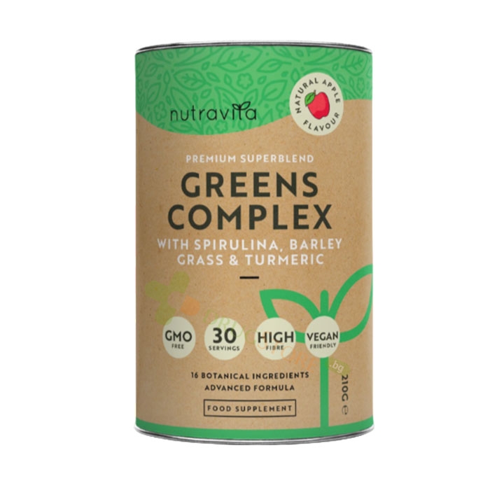 НУТРАВИТА СУПЕР ГРИЙНС КОМПЛЕКС 210 г / NUTRAVITA SUPER GREENS COMPLEX