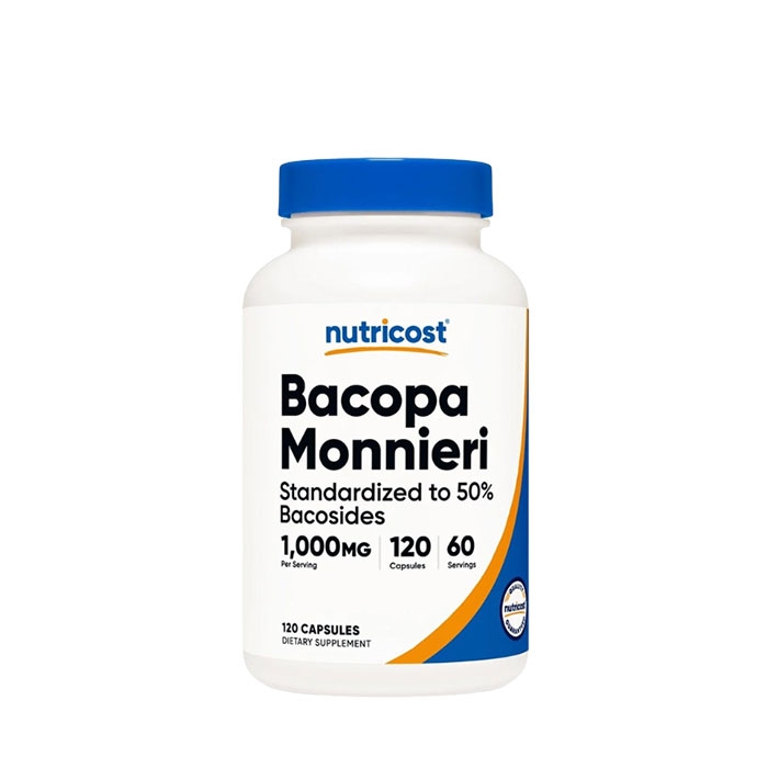 БАКОПА МОНИЕРИ капсули 120 броя / NUTRICOST BACOPA MONNIERI