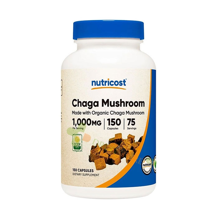 ЧАГА капсули 150 бпоя / NUTRICOST CHAGA MUSHROOM