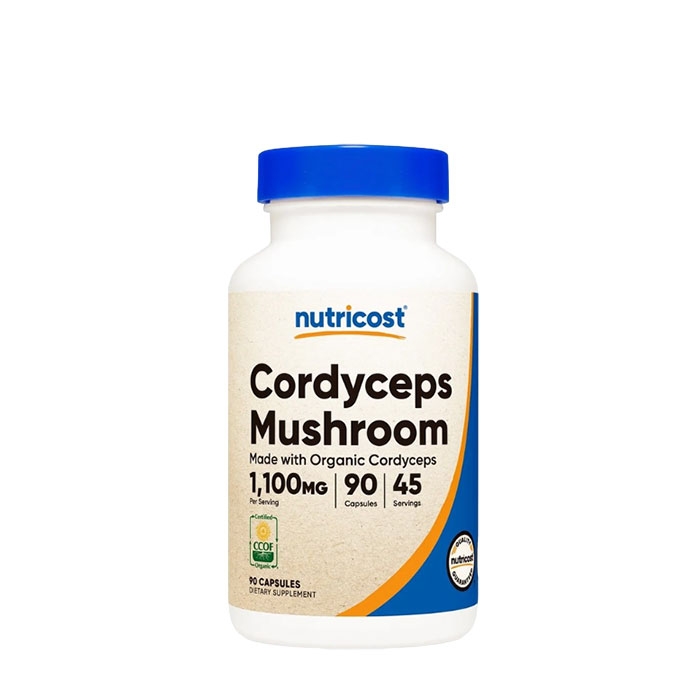 КОРДИЦЕПС капсули 90 броя / NUTRICOST CORDYCEPS MUSHROOM ORGANIC