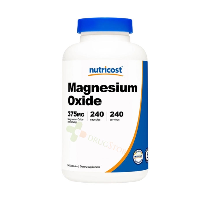 МАГНЕЗИЙ ОКСИД капсули 375 мг 240 броя / NUTRICOST MAGNESIUM OXIDE