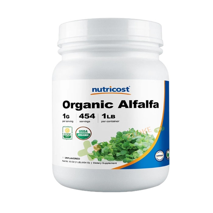 ОРГАНИК АЛФАЛФА (ЛЮЦЕРНА) прах 454 г / NUTRICOST ORGANIC ALFALFA