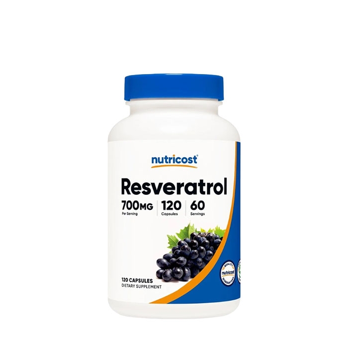 РЕСВЕРАТРОЛ капсули 120 броя / NUTRICOST RESVERATROL