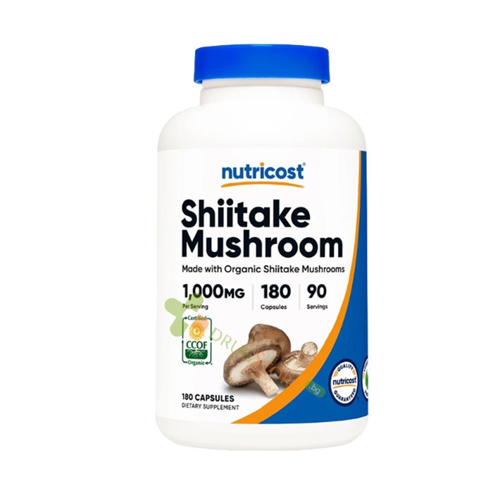 ШИЙТАКЕ капсули 180 броя / NUTRICOST SHIITAKE MUSHROOM