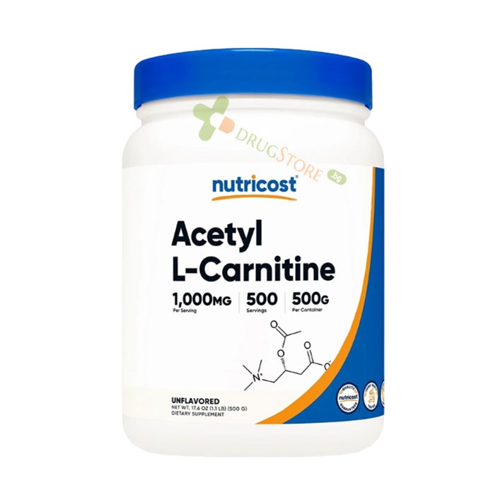 АЦЕТИЛ L-КАРНИТИН прах 500 г / NUTRICOST ACETYL L-CARNITINE
