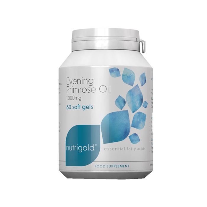 НУТРИГОЛД МАСЛО ОТ ВЕЧЕРНА ИГЛИКА капсули 1000 мг. 60 броя / NUTRIGOLD EVENING PRIMROSE OIL capsules 1000 mg. 60