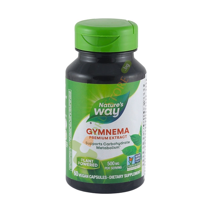 ГИМНЕМА капсули 500 мг 60 броя / NATURE&#039;S WAY GYMNEMA
