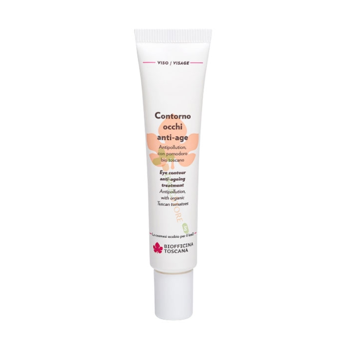 ОКОЛООЧЕН КРЕМ ПРОТИВ БРЪЧКИ С ДОМАТИ 15 мл / BIOFFICINA TOSCANA EYE CONTOUR ANTI-AGEING TREATMENT