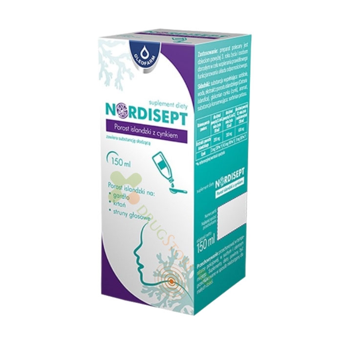 ОЛЕОФАРМ НОРДИСЕПТ сироп 150 мл / OLEOFARM NORDISEPT syrup