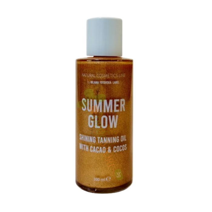 ОЛИО ЗА ТЕН САМЪР ГЛОУ 100 мл / BILIANA YOTOVSKA LABEL SUMMER GLOW SHINING TANING OIL WITH CACAO &amp; COCOS