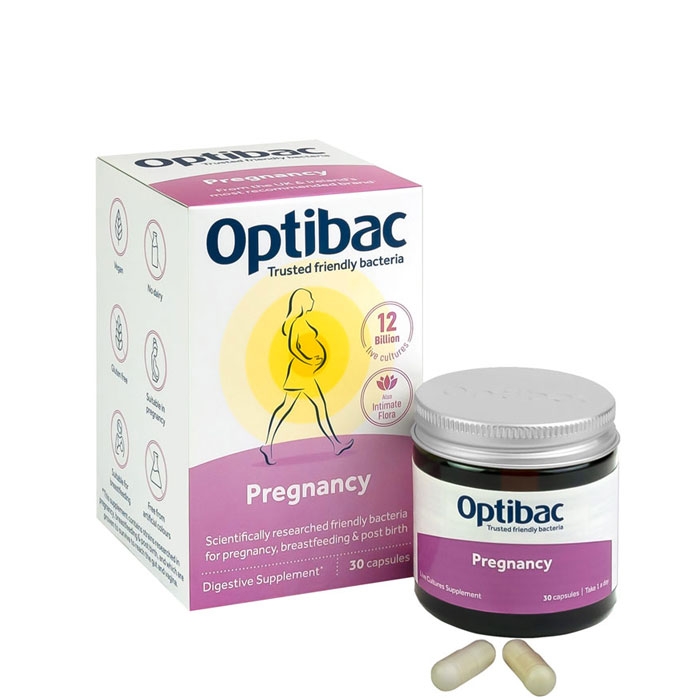 ОПТИБАК ПРОБИОТИК ПРИ БРЕМЕННОСТ капсули 30 броя / OPTIBAC PROBIOTICS FOR PREGNANCY