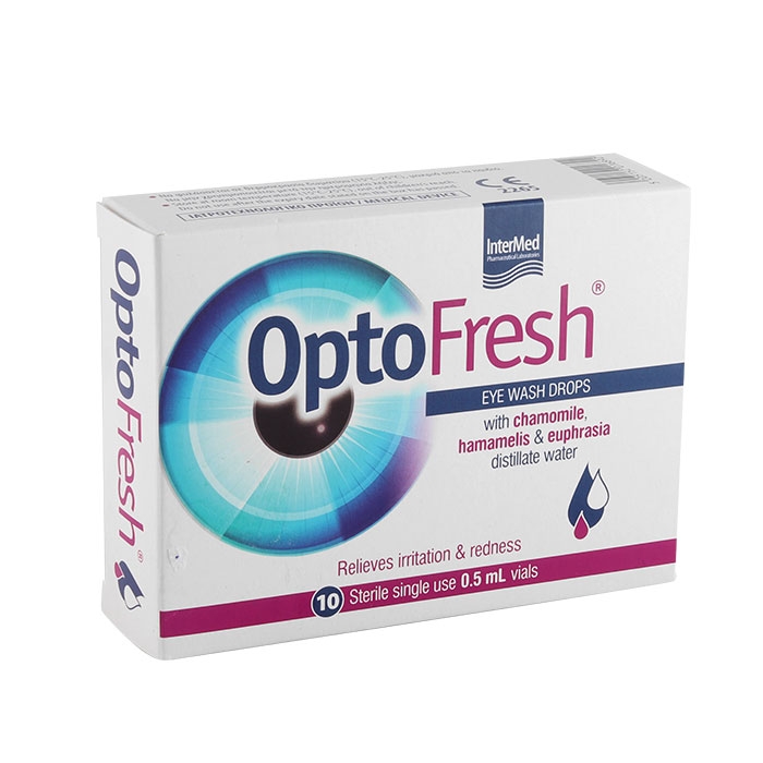 ОПТОФРЕШ КАПКИ ЗА ПРОМИВКА НА ОЧИ 10 броя / OPTOFRESH EYE WASH DROPS