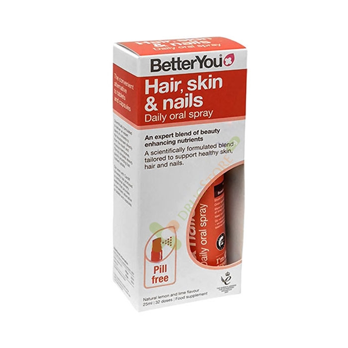 ОРАЛЕН СПРЕЙ ЗА КОСА, КОЖА И НОКТИ 25 мл / BETTER YOU HAIR, SKIN &amp; NAILS DAILY ORAL SPRAY