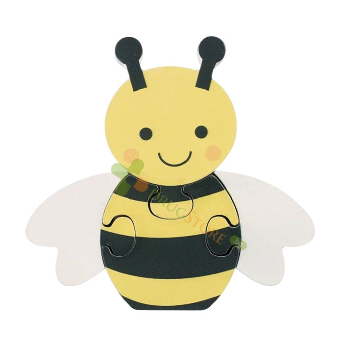 ДЪРВЕН ПЪЗЕЛ ПЧЕЛИЧКА / ORANGE TREE TOYS HONEY BEE WOODEN PUZZLE