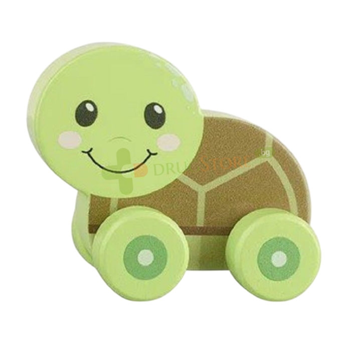 ДЪРВЕНА ИГРАЧКА ЗА БУТАНЕ КОСТЕНУРКА / ORANGE TREE TOYS TURTLE PUSH ALONG