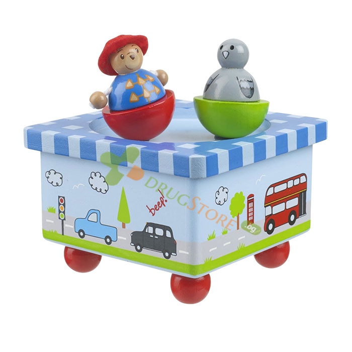 ДЪРВЕНА МУЗИКАЛНА КУТИЯ ЛОНДОН / ORANGE TREE TOYS WOODEN MUSIC BOX LONDON