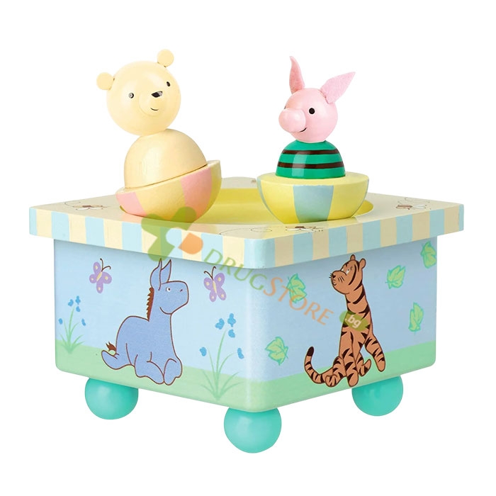 ДЪРВЕНА МУЗИКАЛНА КУТИЯ МЕЧО ПУХ / ORANGE TREE TOYS MUSIX BOX CLASSIC POOH