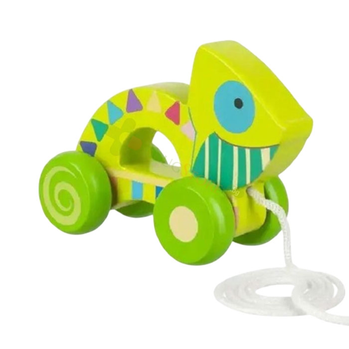 ИГРАЧКА ЗА ДЪРПАНЕ ХАМЕЛЕОН / ORANGE TREE TOYS CHAMELEON PULL ALONG