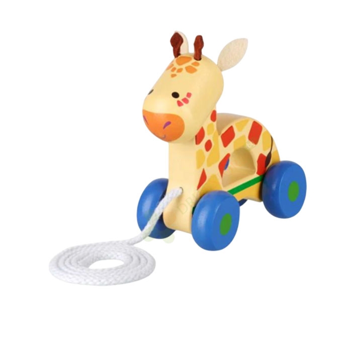 ИГРАЧКА ЗА ДЪРПАНЕ ЖИРАФ / ORANGE TREE TOYS GIRAFFE PULL ALONG