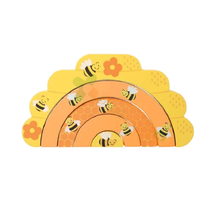 МОНТЕСОРИ АРКА ЗА ПОДРЕЖДАНЕ / ORANGE TREE TOYS BEEHIVE STACKING ARCH
