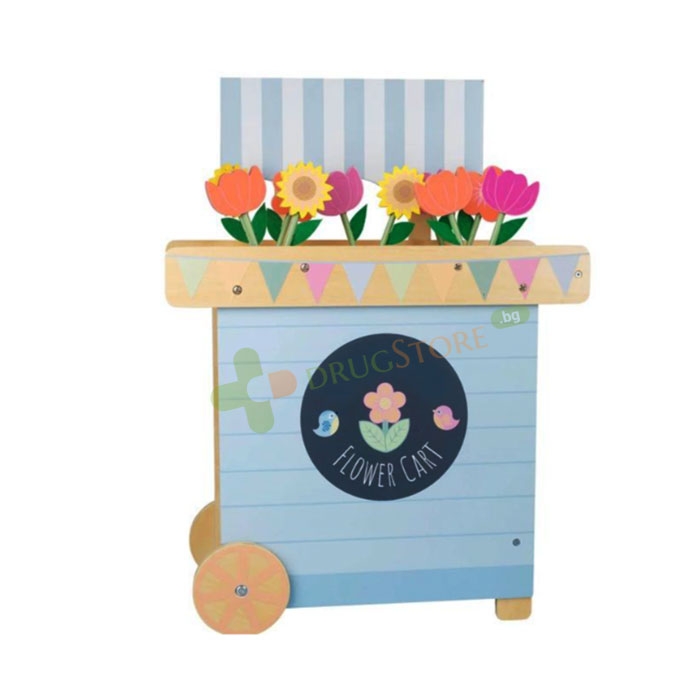 МОЯТА ПЪРВА КОЛИЧКА С ЦВЕТЯ / ORANGE TREE TOYS MY FIRST FLOWER CART