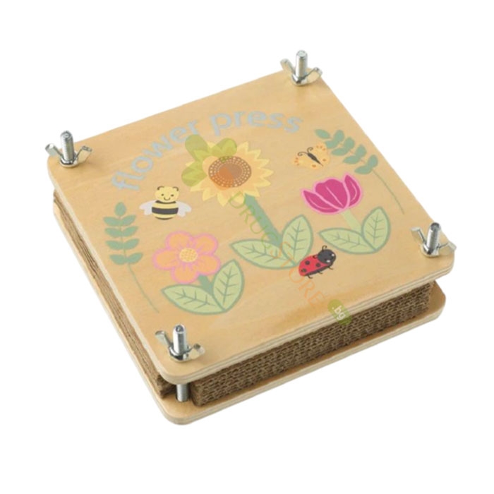 ПРЕСА ЗА ИСТИНСКИ ЦВЕТЯ / ORANGE TREE TOYS FLOWER PRESS