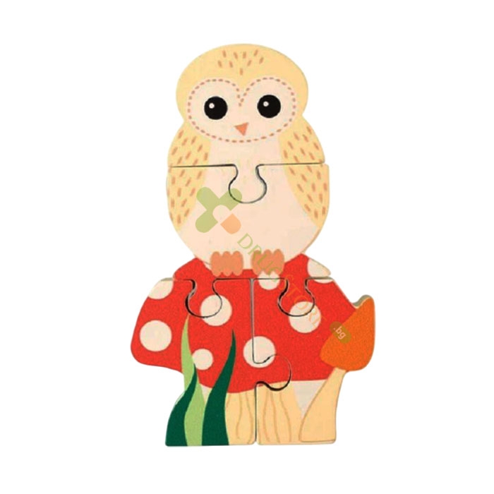 ДЪРВЕН ПЪЗЕЛ ГОРСКА СОВА / ORANGE TREE TOYS WOODLAND OWL PUZZLE