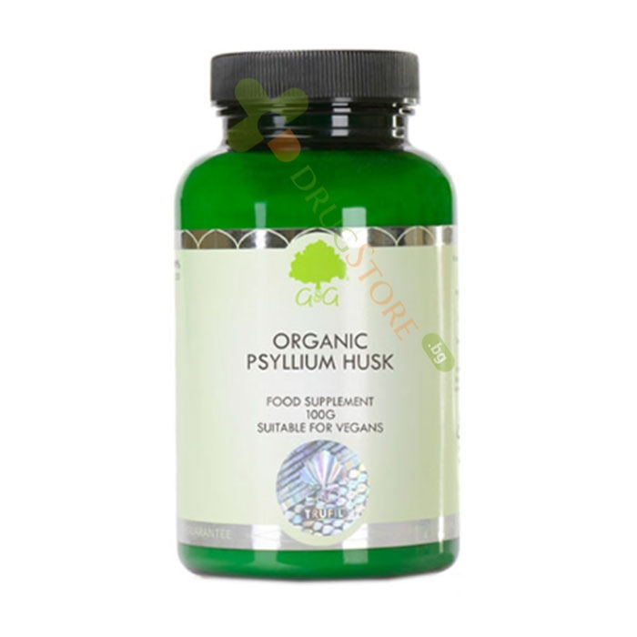ОРГАНИЧЕН ПСИЛИУМ ХУСК прах 100 г / G &amp; G ORGANIC PSYLLIUM HUSK powder