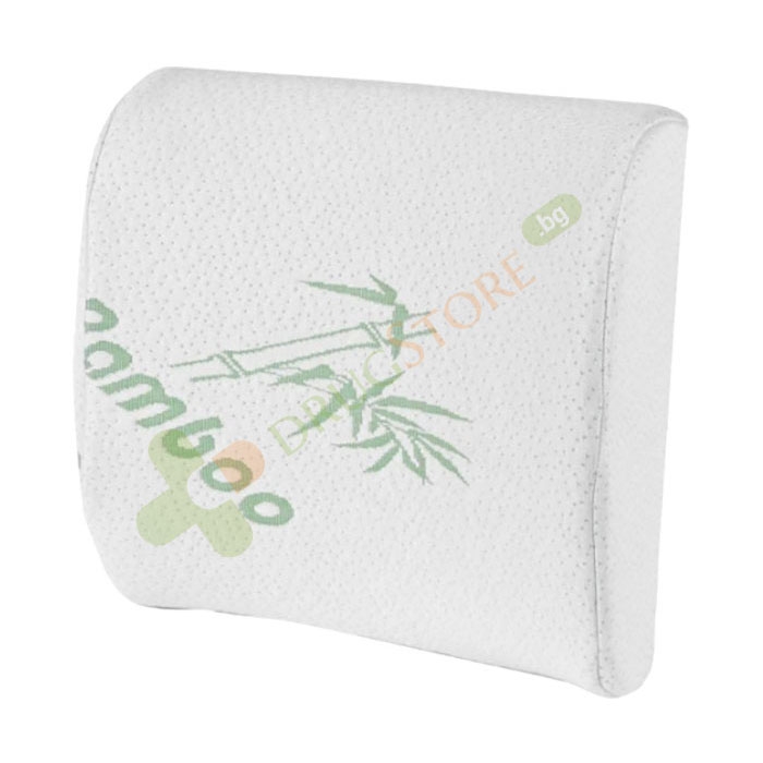ОРТОПЕДИЧНА АНАТОМИЧНА ВЪЗГЛАВНИЦА / FLEXZON ORTHOPEDIC ANATOMICAL LUMBAR SUPPORT PILLOW WITH BAMBOO FIBERS AND MEMORY FOAM