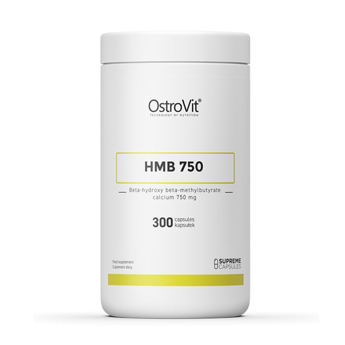 ОСТРОВИТ ХИДРОКСИ МЕТИЛ БУТИРАТ капсули 750 мг. 300 броя / OSTROVIT HMB 750