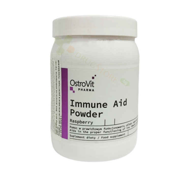 ОСТРОВИТ ИМЮН ЕЙД С ВКУС НА МАЛИНА прах 100 г / OSTROVIT IMMUN AID RASPBERRY powder