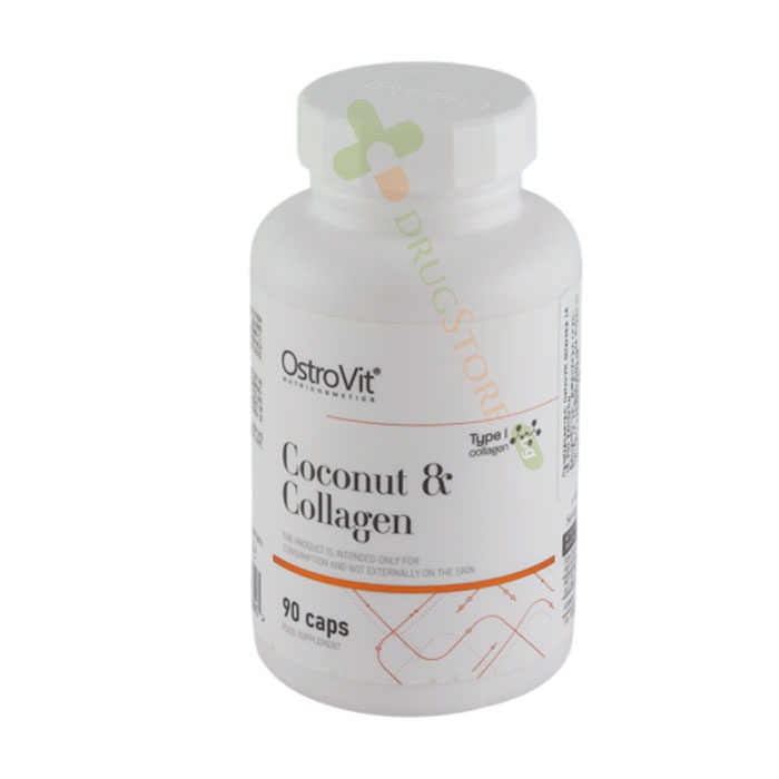 ОСТРОВИТ КОКОС И КОЛАГЕН капсули 90 броя / OSTROVIT COCONUT &amp; COLLAGEN