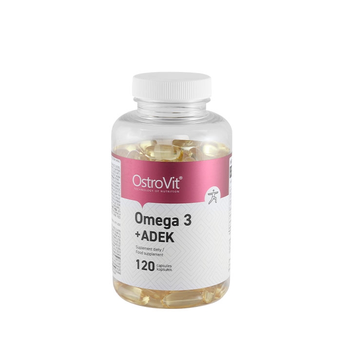 ОСТРОВИТ ОМЕГА 3 + ВИТАМИНИ A+D+E+K капсули 120 броя / OSTROVIT OMEGA 3 + VITAMIN A+D+E+K